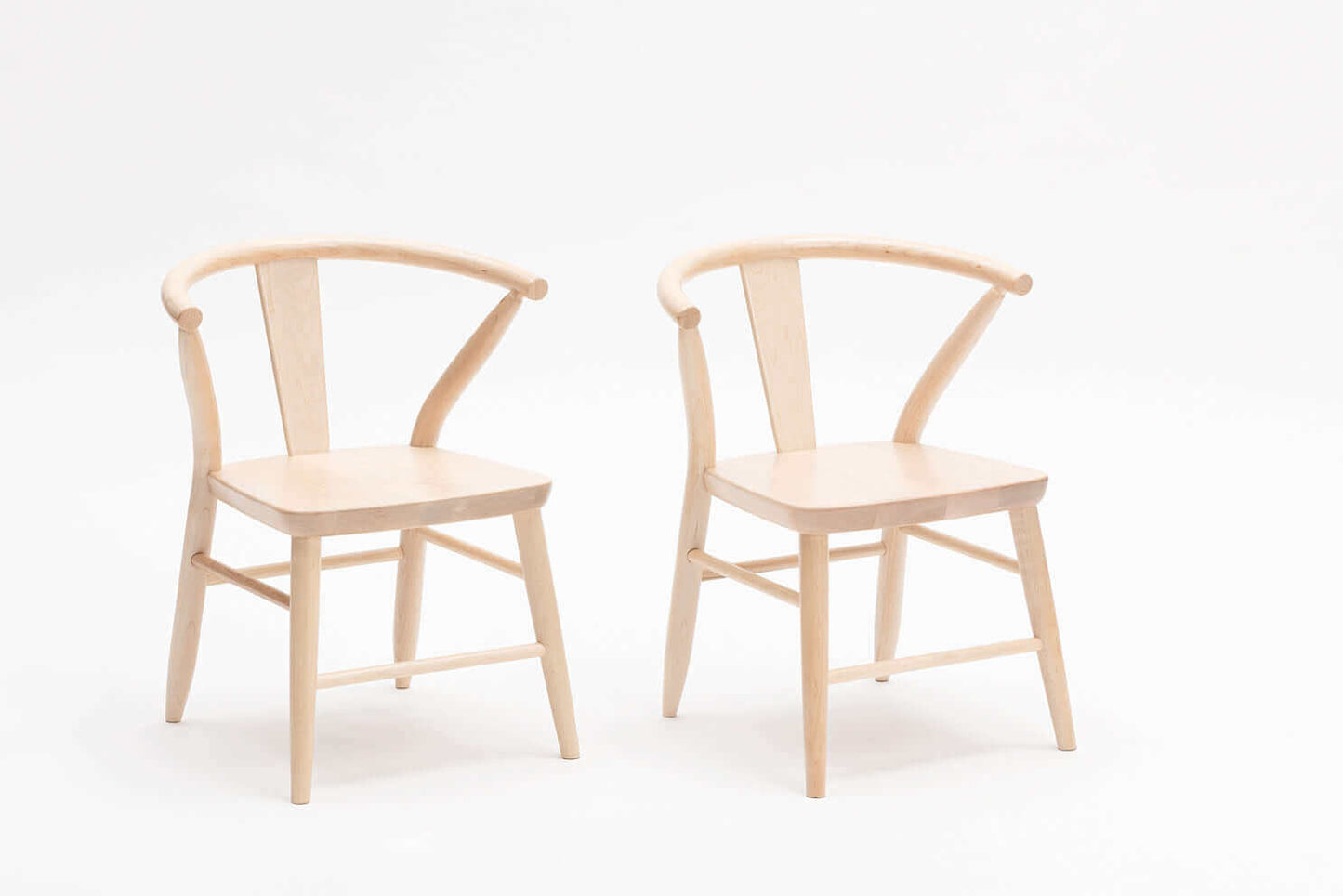 Milton & Goose  Crescent Chair, Set of 2 - Natural