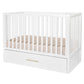 Crib with Trundle - White