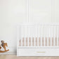 Crib with Trundle - White