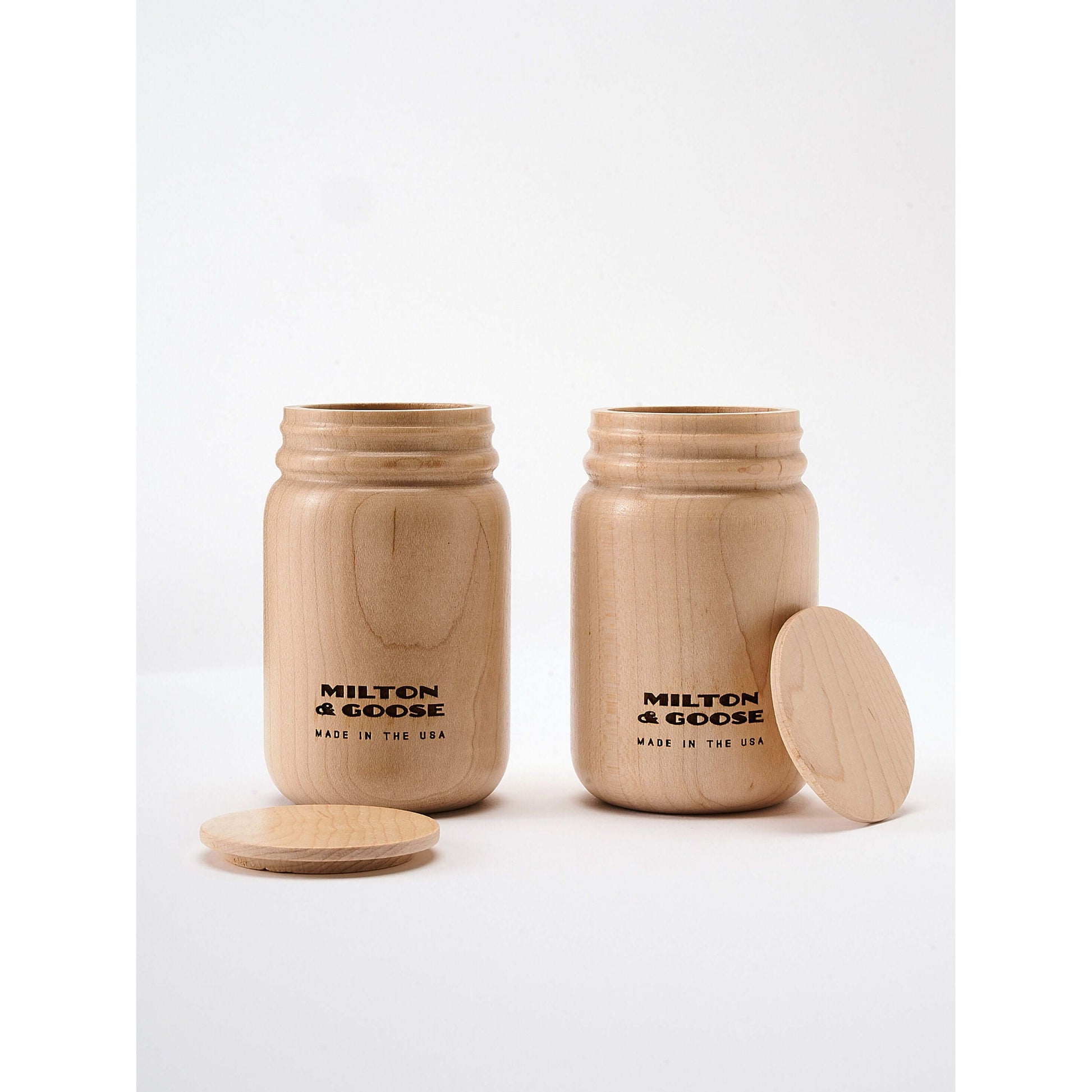 M&G Jars, Set of 2M&G Jars,Milton & Goose,Play Kitchen,Staff Picks,Toys,use indoors or outdoors,wooden play food