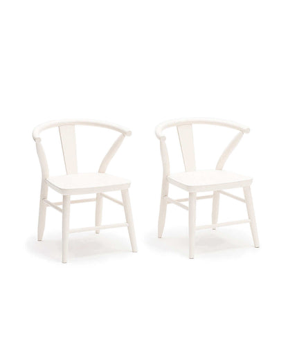 Milton & Goose  Crescent Chair, Set of 2 - White