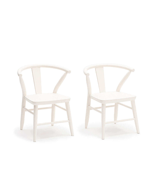 Milton & Goose  Crescent Chair, Set of 2 - White