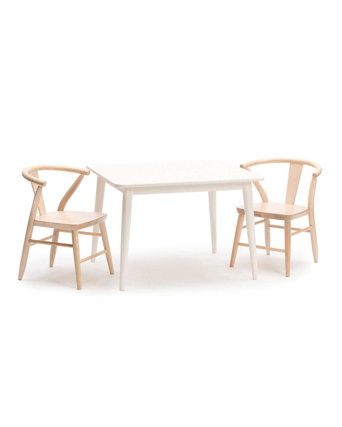 Milton & Goose  Crescent Chair, Set of 2 - Natural