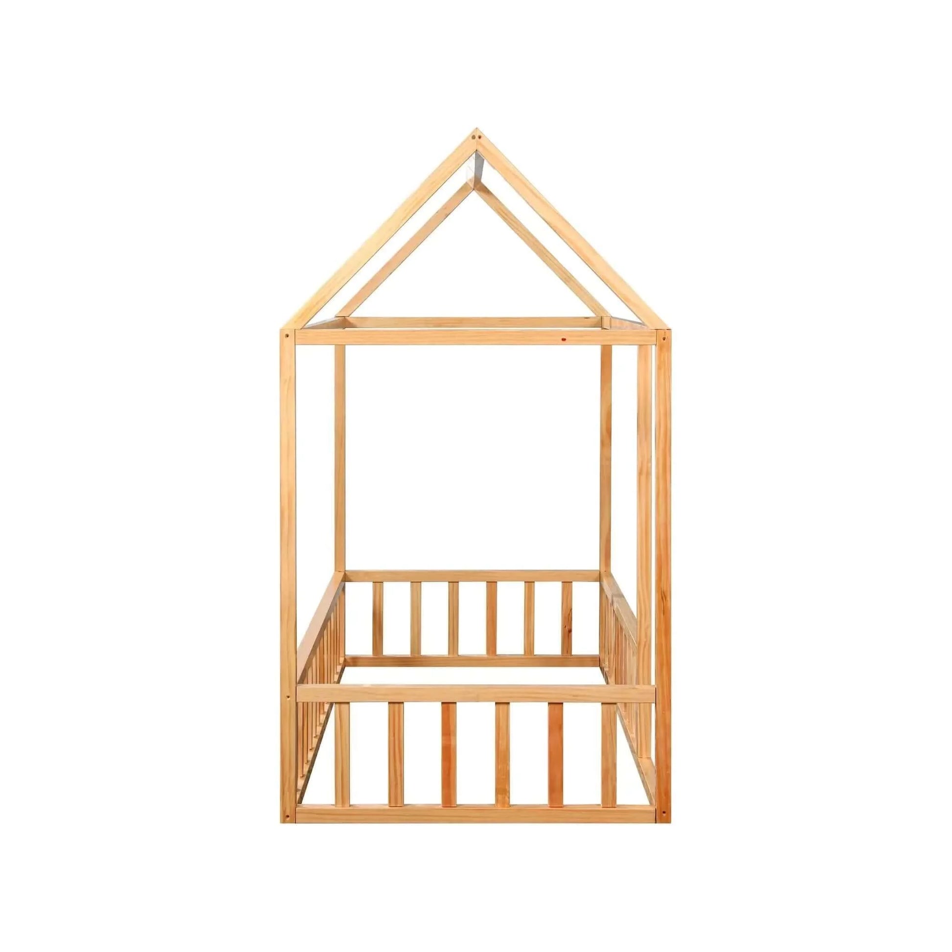 2Mamabees - Montessori House Bed with Rails - Crib