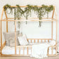 2Mamabees - Montessori House Bed with Rails - Twin